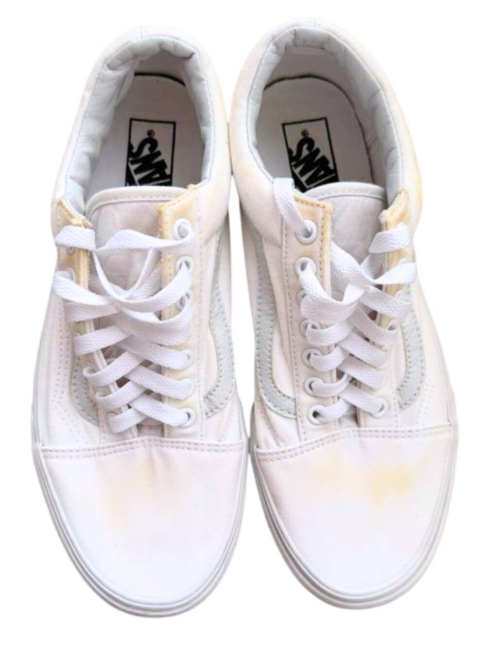 Vans Old Skool White Sneakers – Size 11 Women / 9.5 Men
